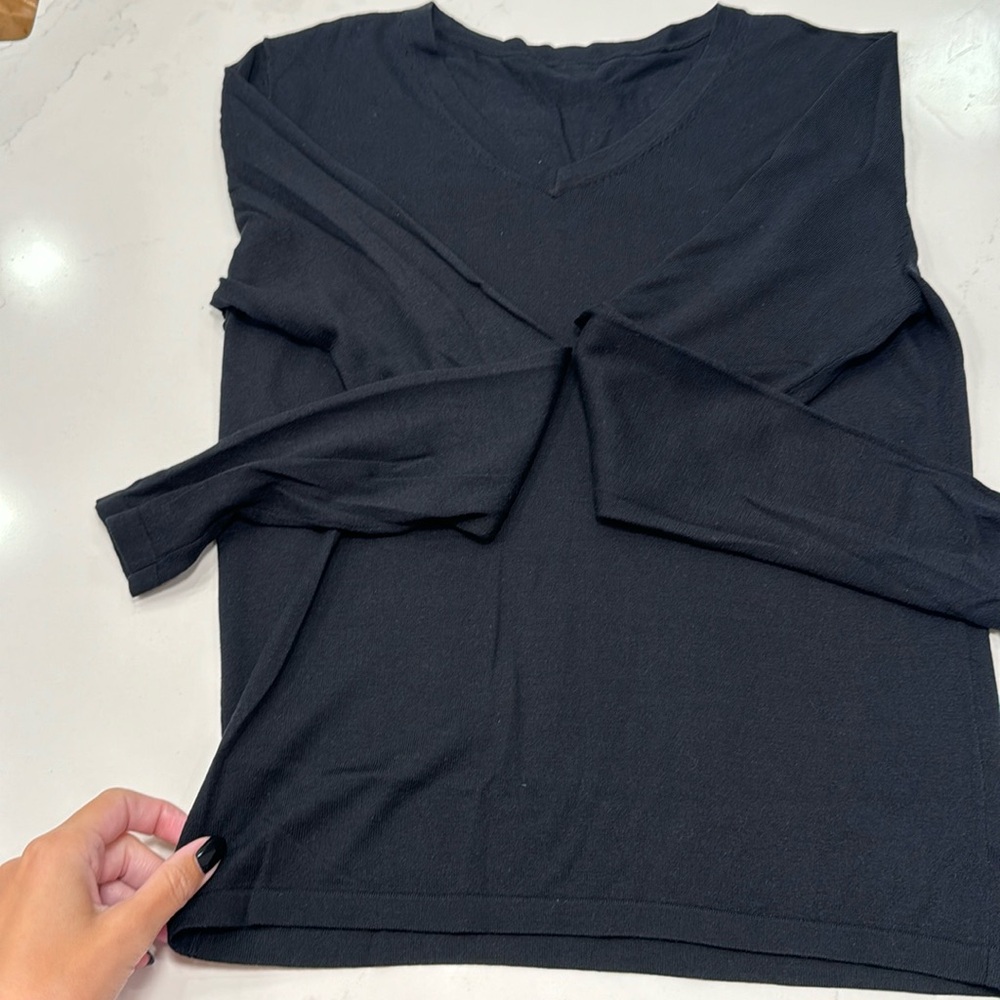 Mulberry silk 100% v neck sweater